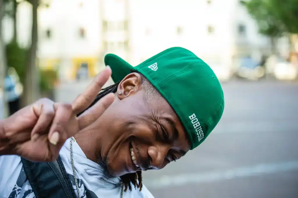 Mai 2022 der Verückte auf dem Markt